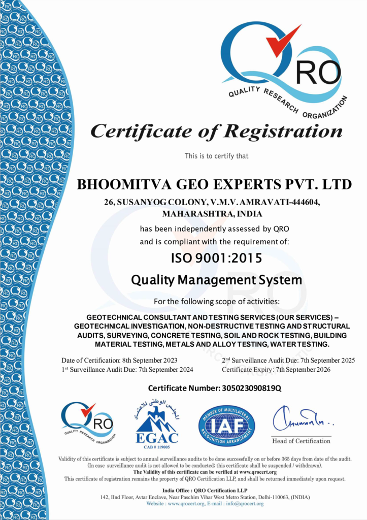 At Bhoomitva Geo Experts Pvt. Ltd.