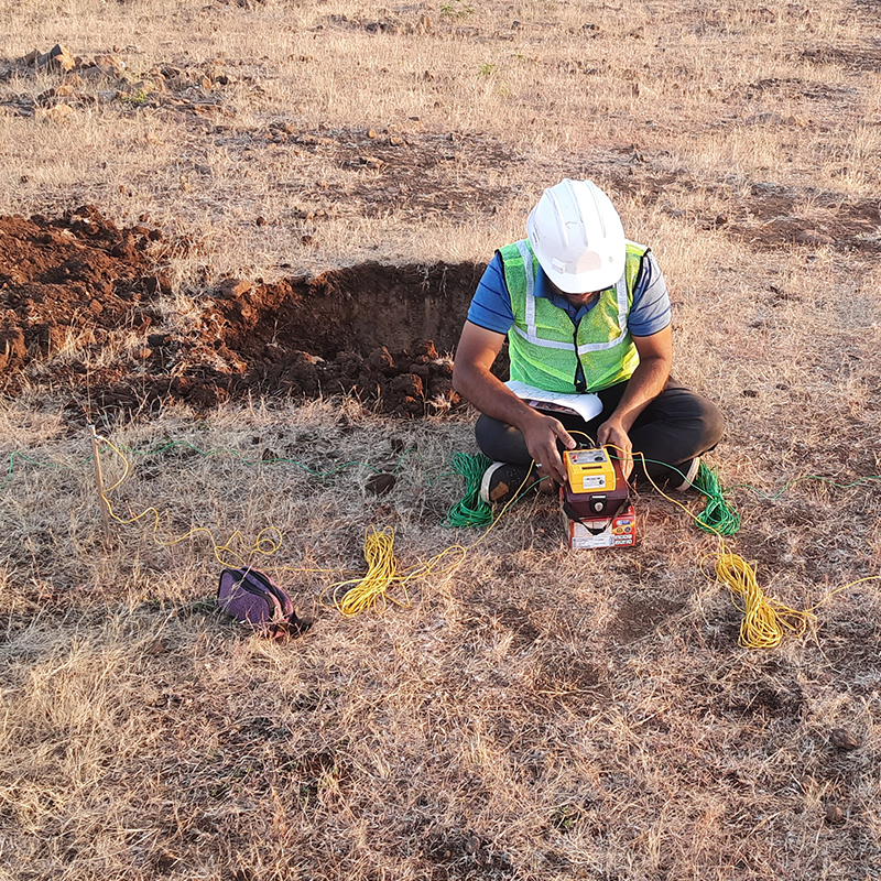 Earth Resistivity Test