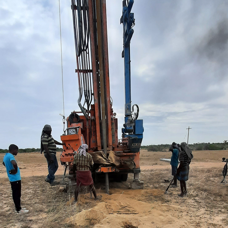 Pile Drilling and Casting at Madurai